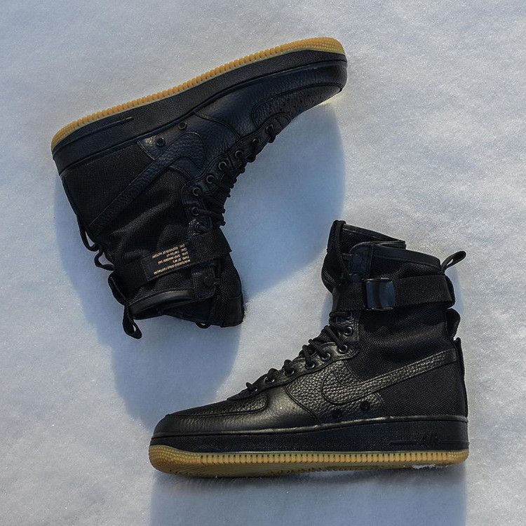 Nike SF Air Force 1 Black Gum (No Bag) (2017)