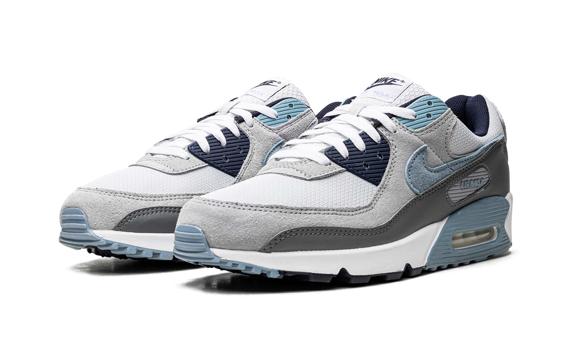 Air Max 90 "Pure Platinum Warm Blue"