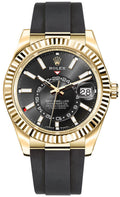 Rolex Sky-Dweller 18k Yellow Gold Oysterflex Men's Watch 336238-0002
