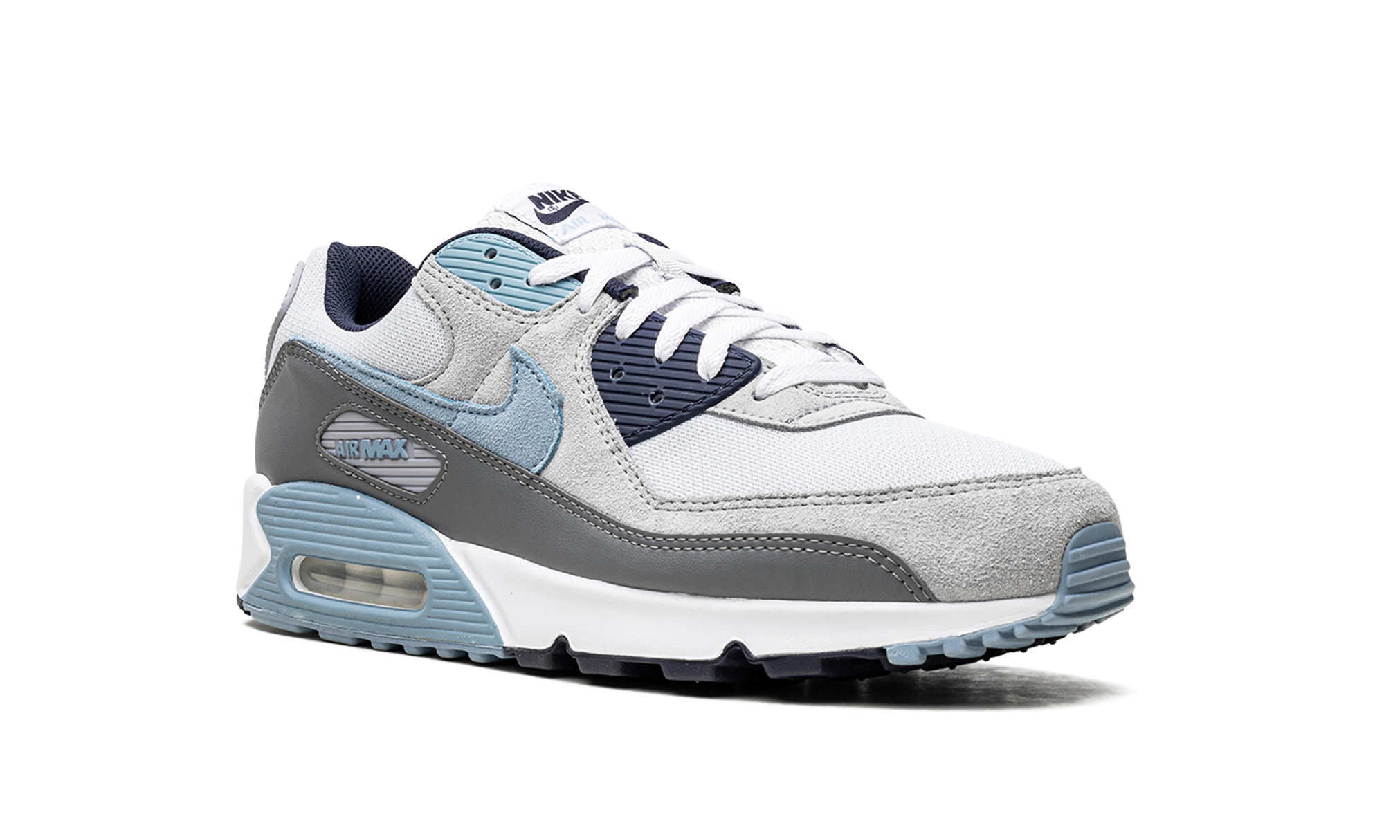 Air Max 90 "Pure Platinum Warm Blue"
