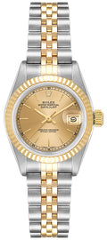Rolex Lady-Datejust 26 Champagne Dial Women's Watch 69173