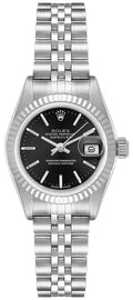 Rolex Lady-Datejust 26 Black Dial Women's Watch 79174