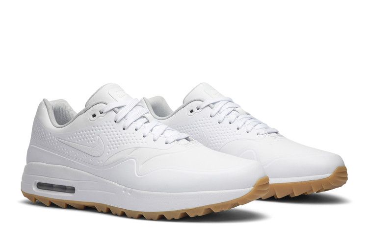 Nike Air Max 1 Golf White Gum White Swoosh