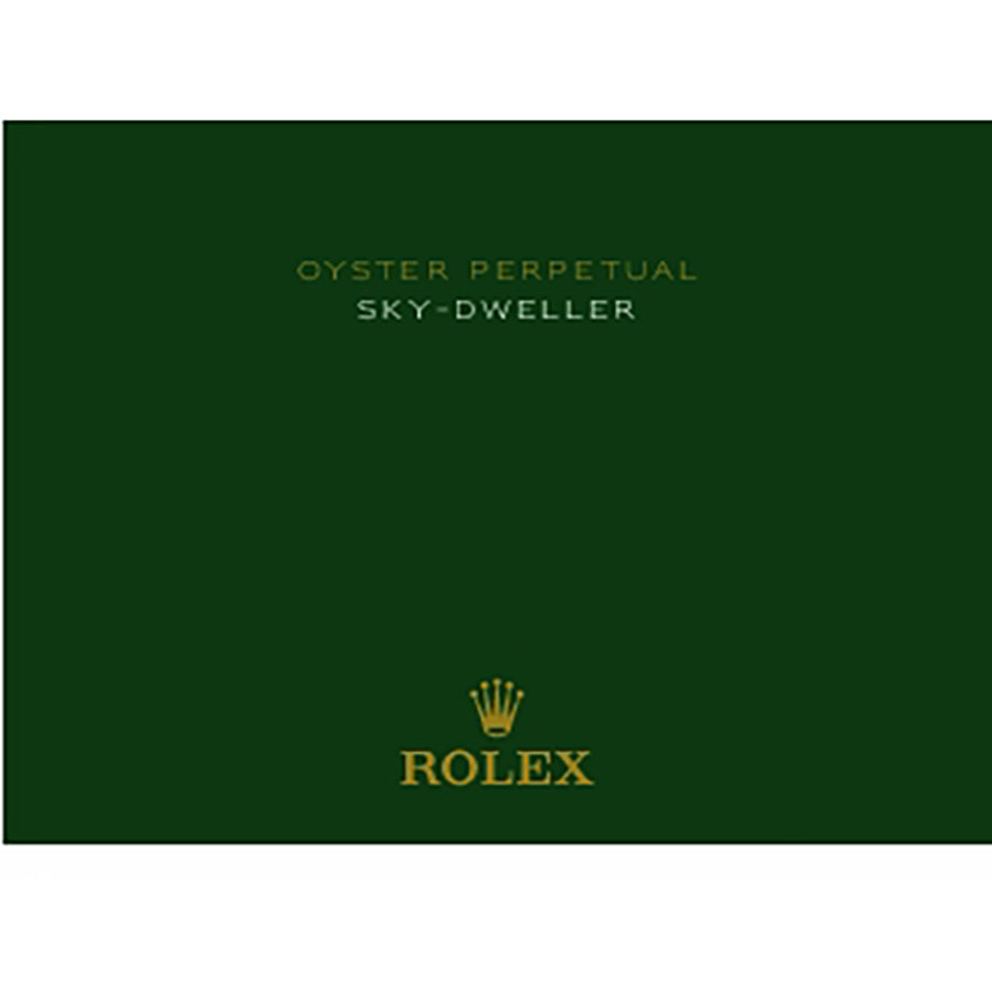 Rolex Sky-Dweller 18k Yellow Gold Oysterflex Men's Watch 336238-0002