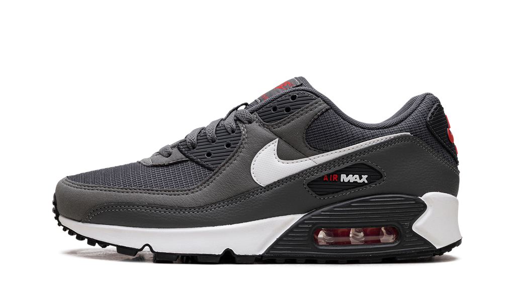 Air Max 90 "Iron Grey University Red"