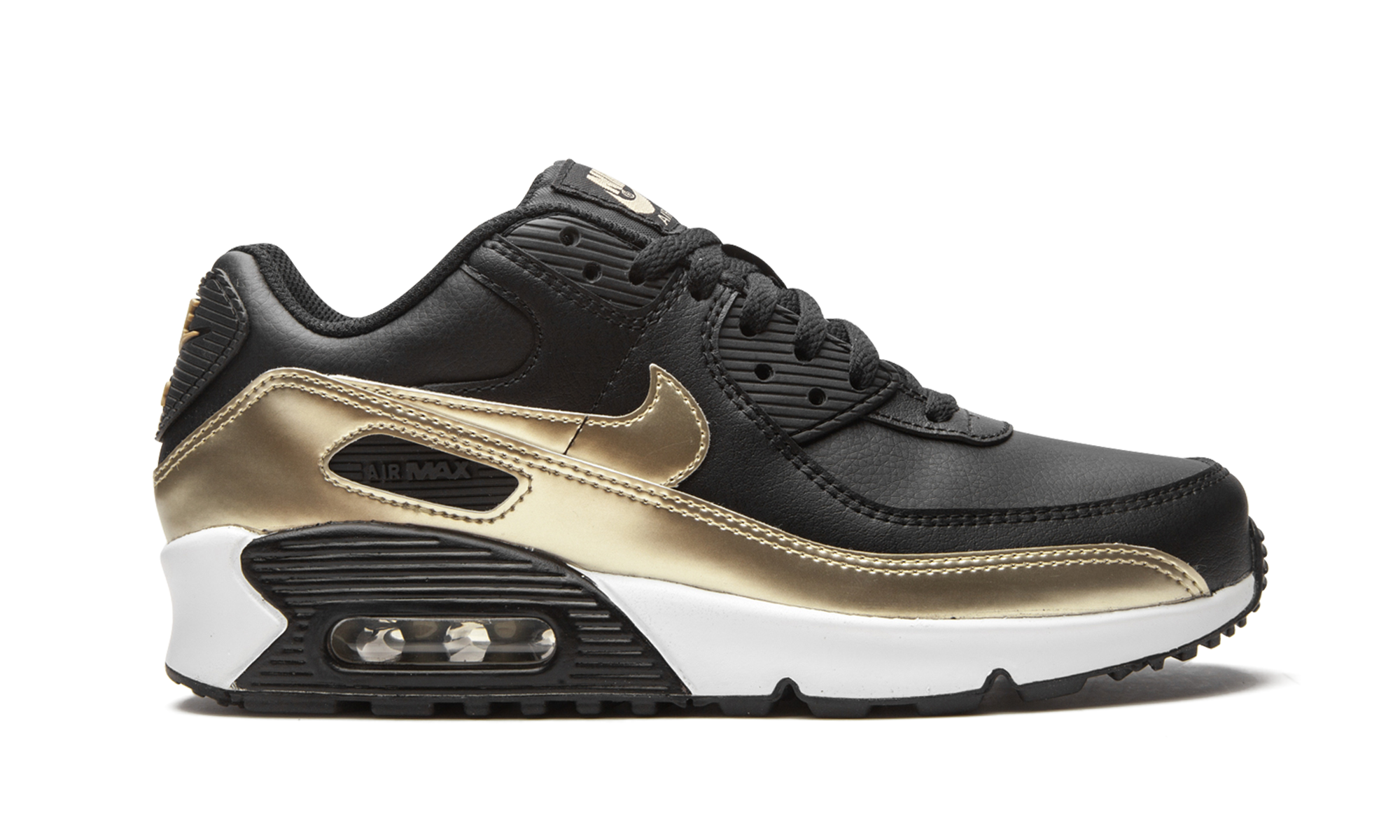 Air Max 90 LTR GS "Black / Metallic Gold"