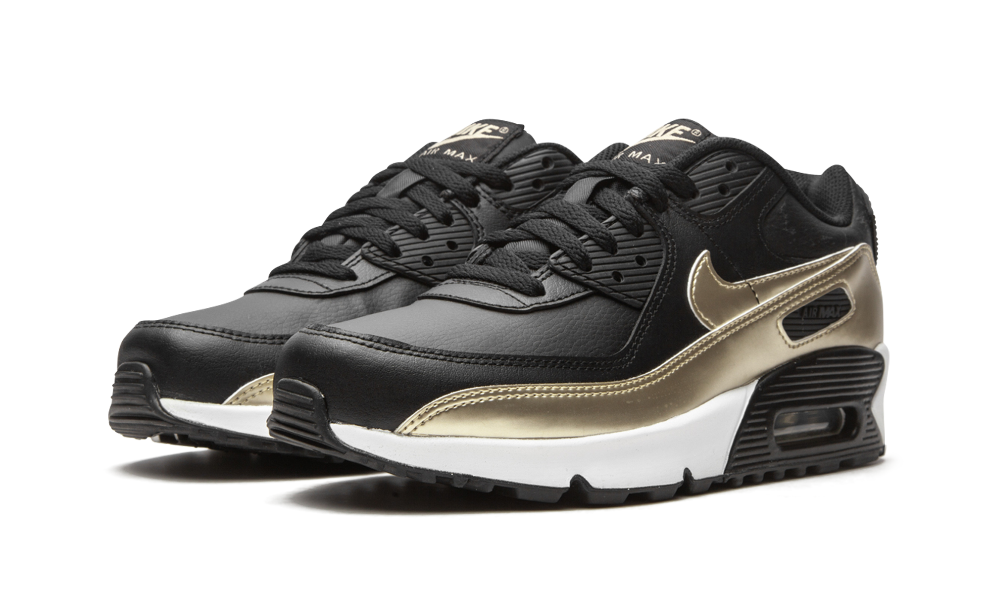 Air Max 90 LTR GS "Black / Metallic Gold"