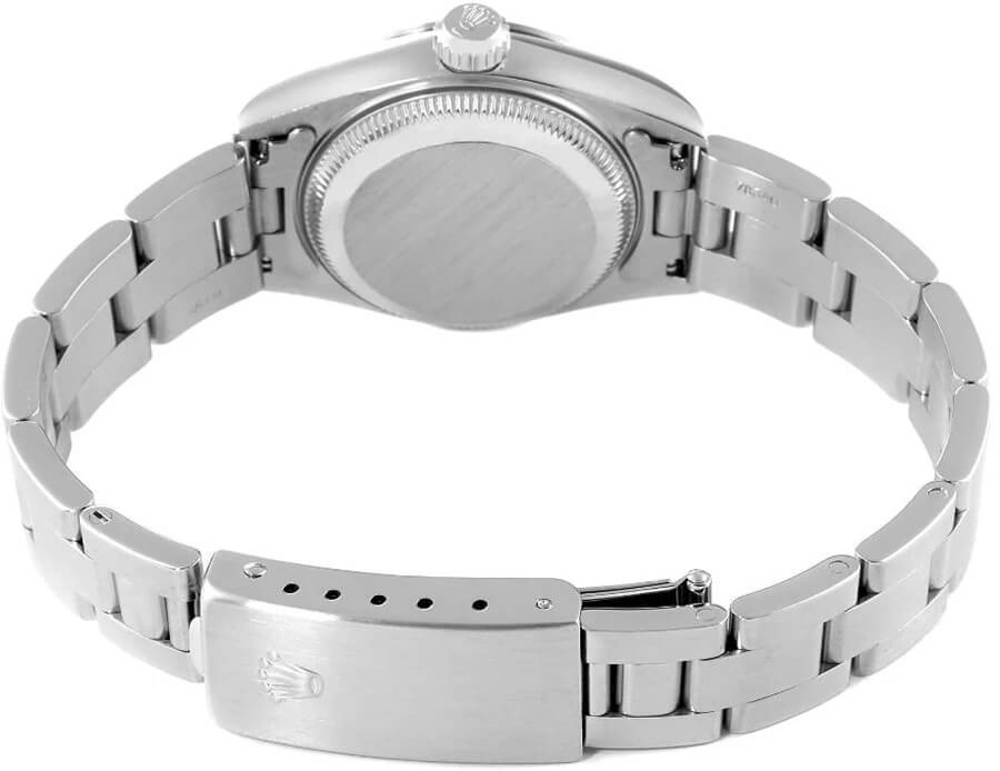 Rolex Oyster Perpetual 26 Stainless Steel White Arabic Dial Women's Watch 79160
