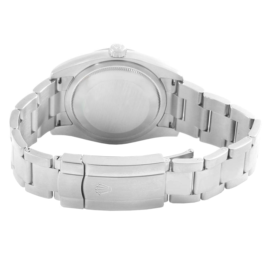 Rolex Oyster Perpetual Air-King White Gold Fluted Bezel Watch 114234