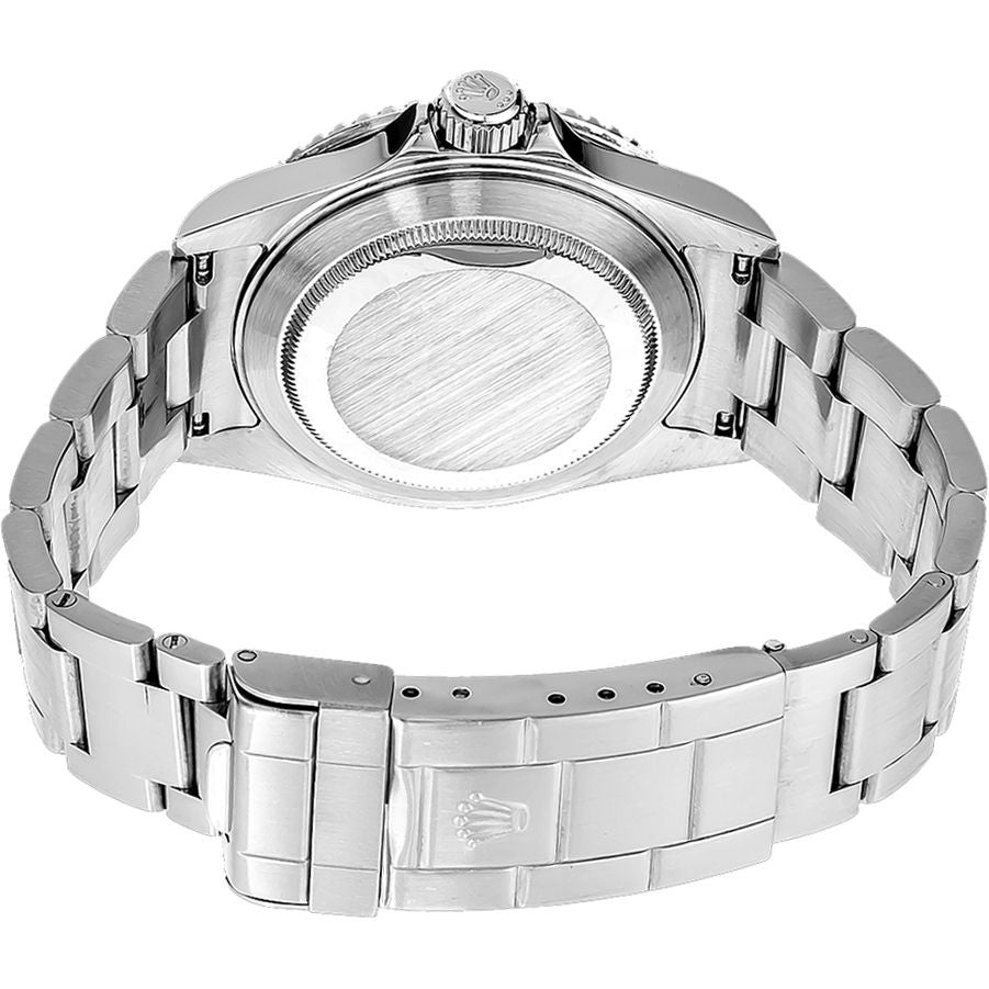 Rolex Submariner Date Stainless Steel Kermit Black Dial Men's Watch 16610LV