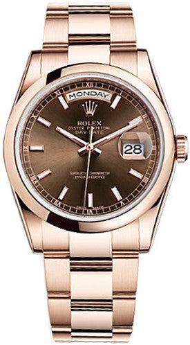 Rolex Day-Date 36 Domed Bezel Watch 118205