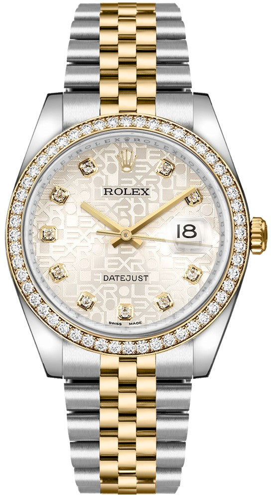 Rolex Datejust 36 Oystersteel & Gold Jubilee Bracelet Watch 116243-0002